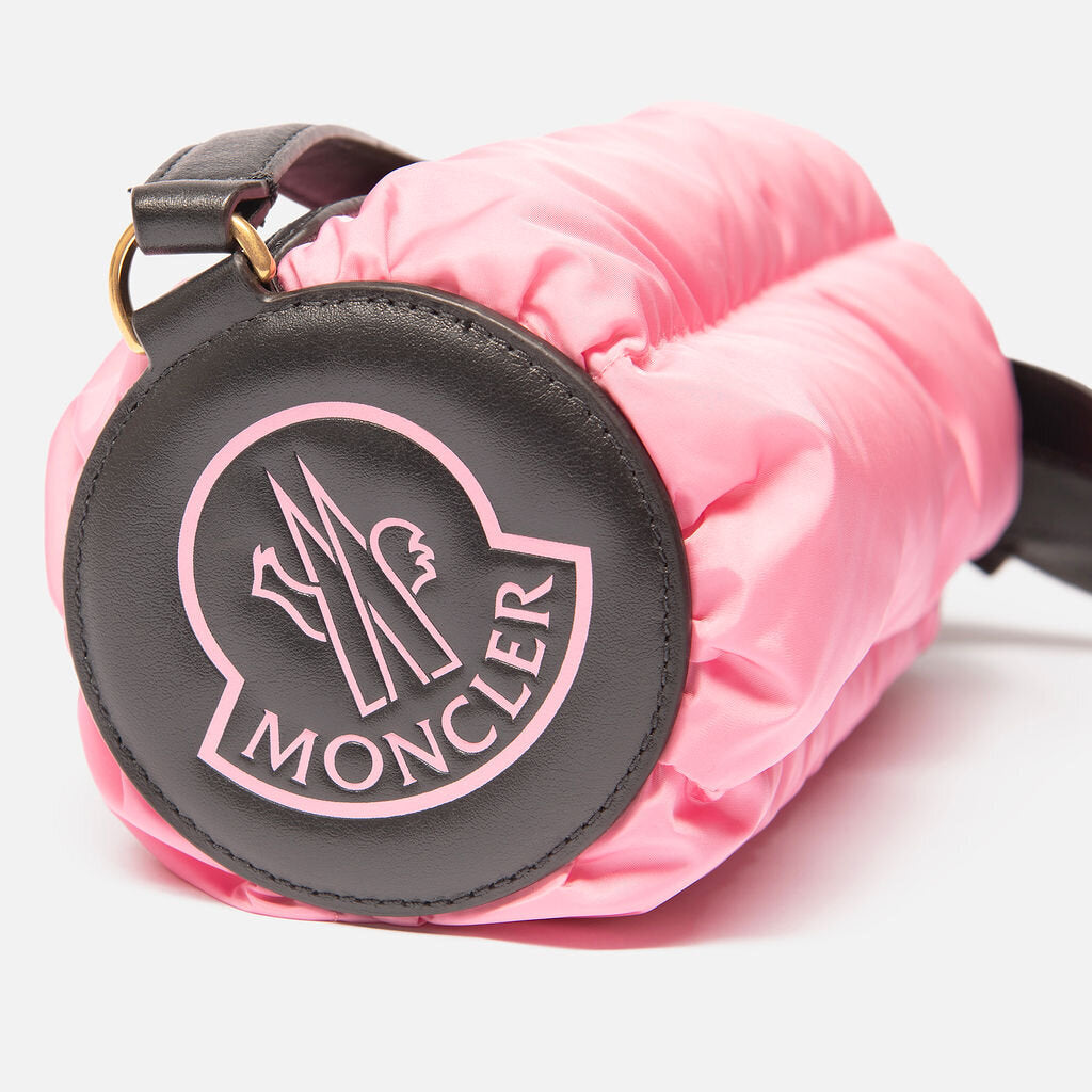 Moncler Pink Nylon Keoni Crossbody Pink
