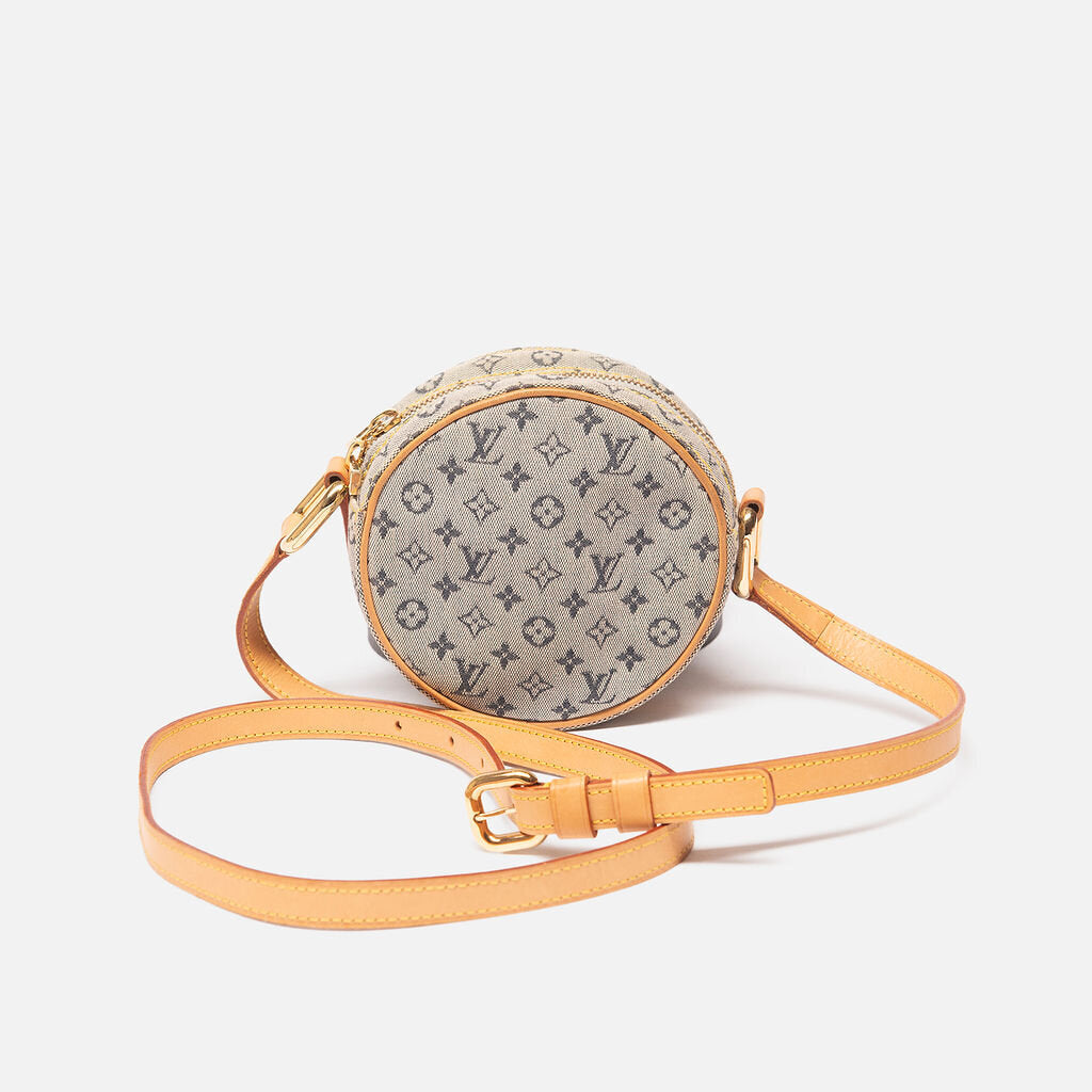 Louis Vuitton Blue Monogram Mini Lin Jeanne Circle Bag