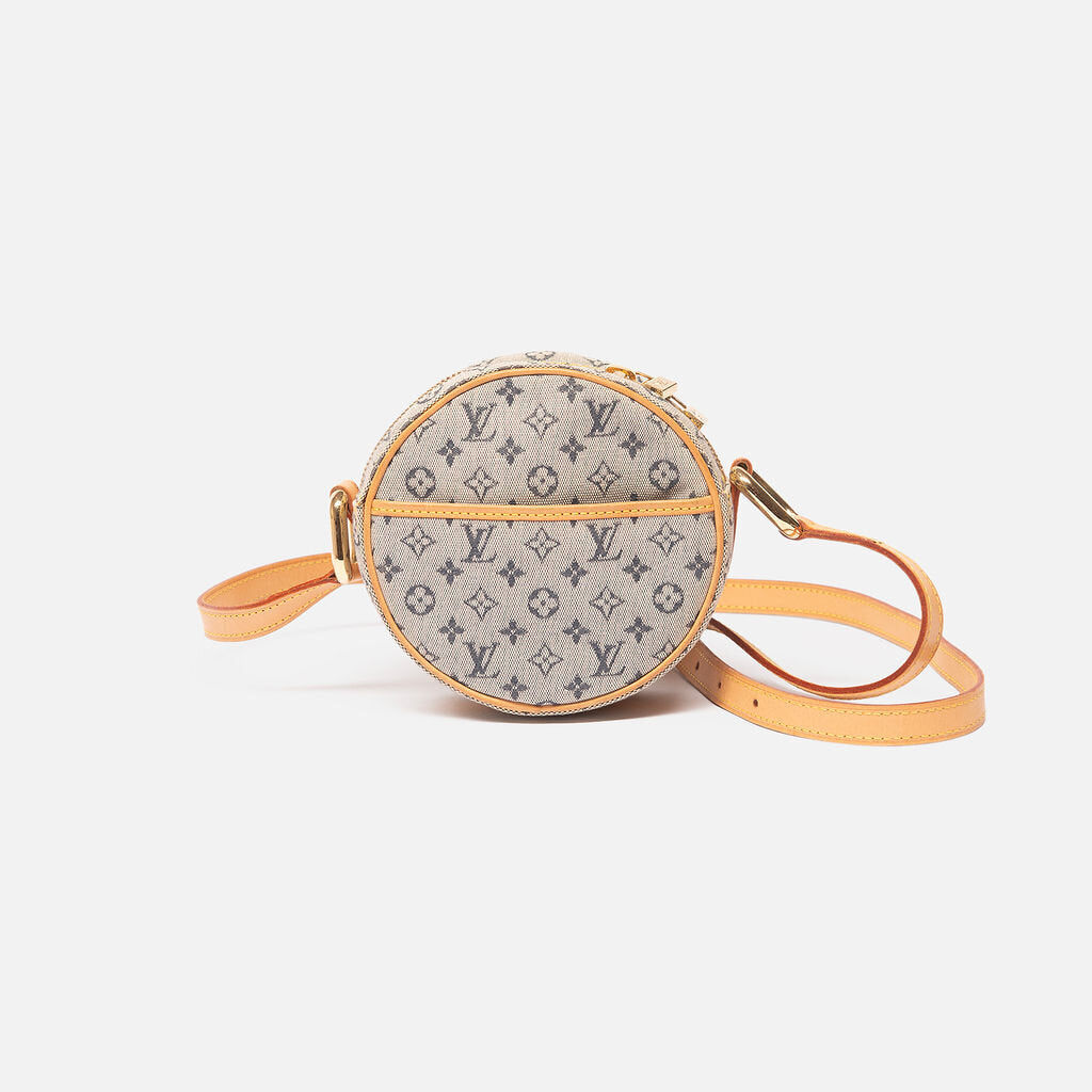 Louis Vuitton Blue Monogram Mini Lin Jeanne Circle Bag