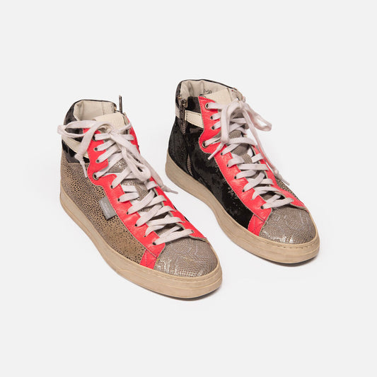 P448 Silver Metallic Tongue
