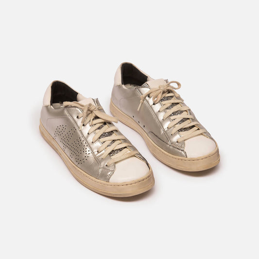 P448 Silver Metallic Tongue