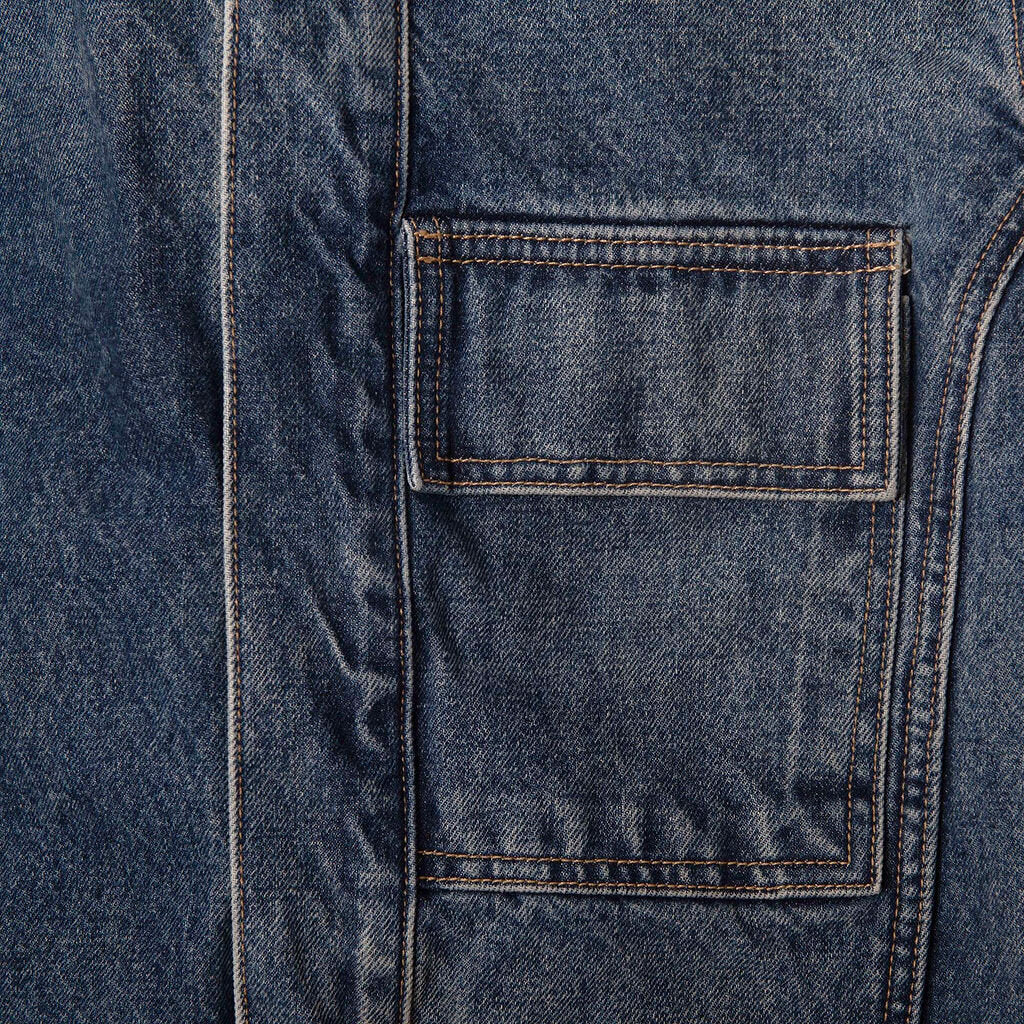 Nili Lotan Medium Wash Denim Jacket