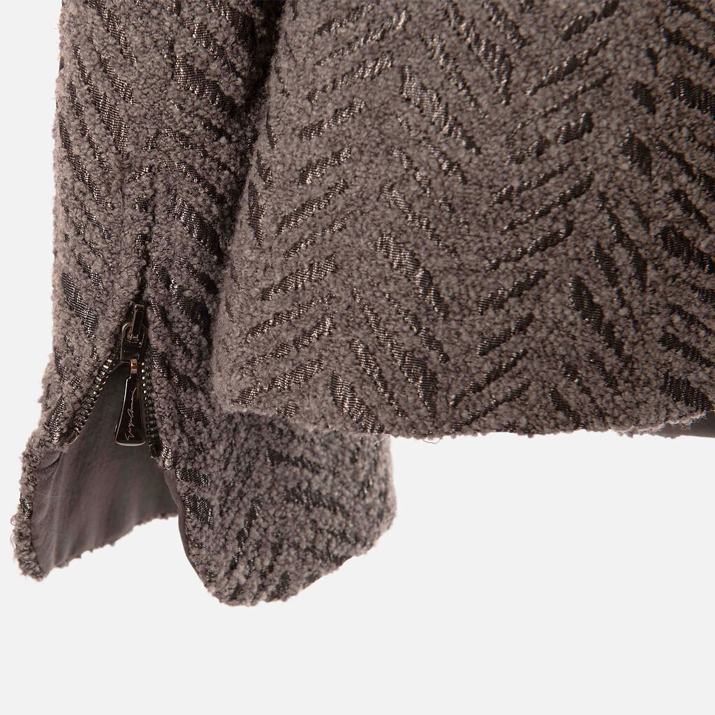 Giorgio Armani Grey Herringbone Jacket