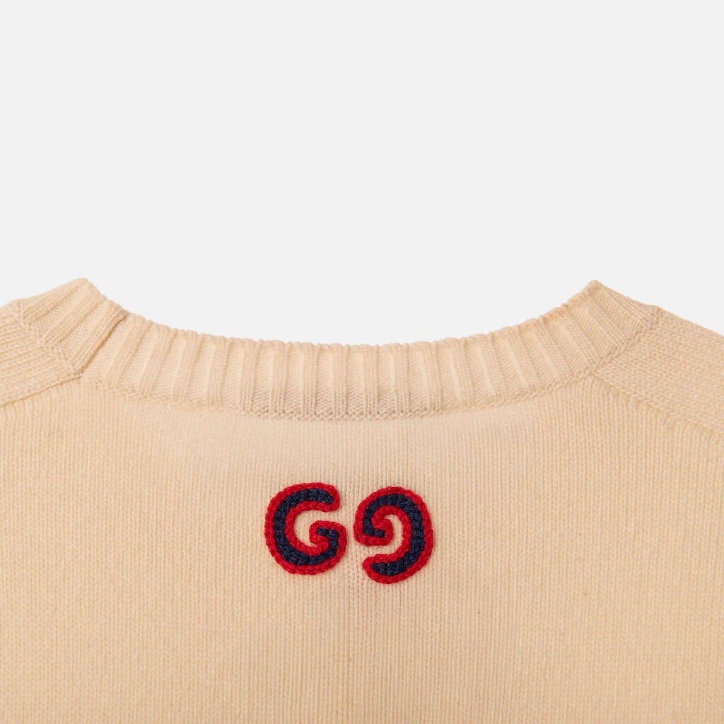 Gucci Cream Knit GG Sweater