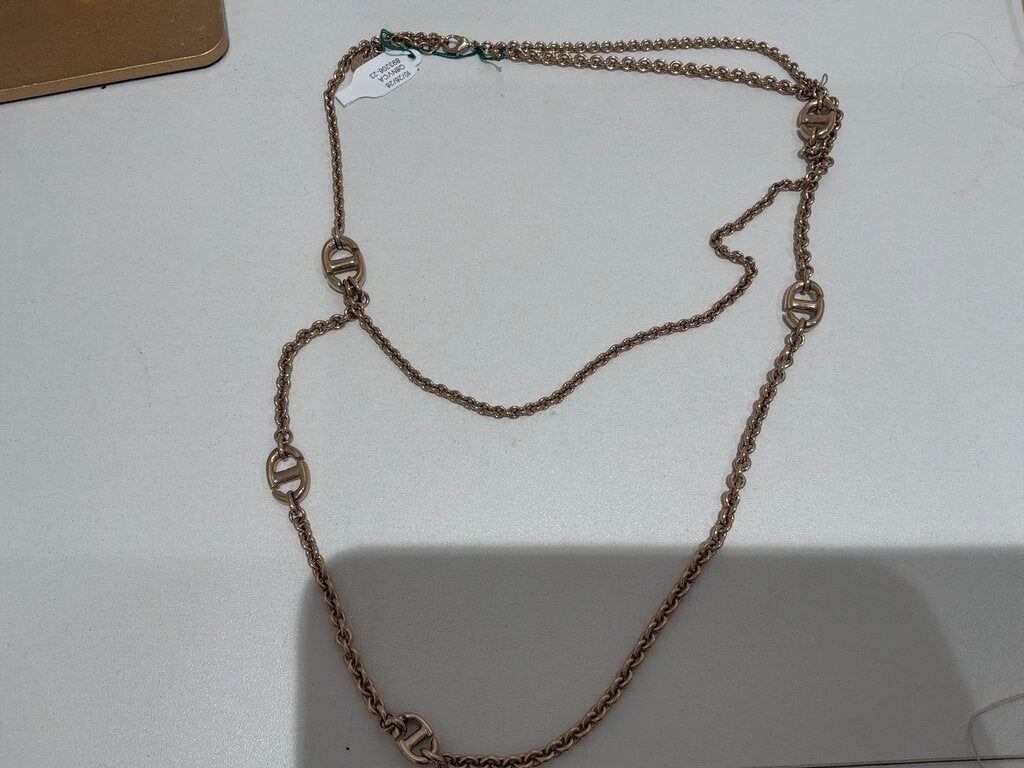 GT Anchor “CD” Link long necklace