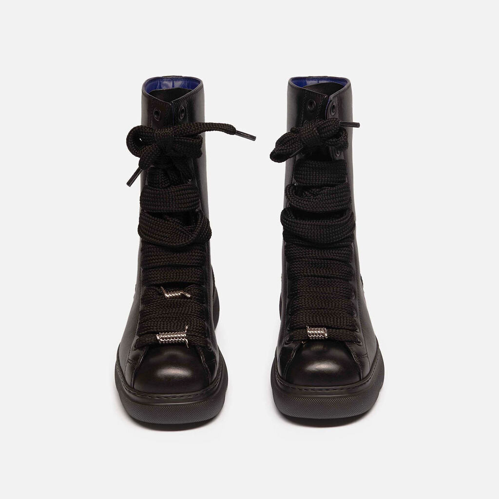 Burberry Black Rubber Sole Boots