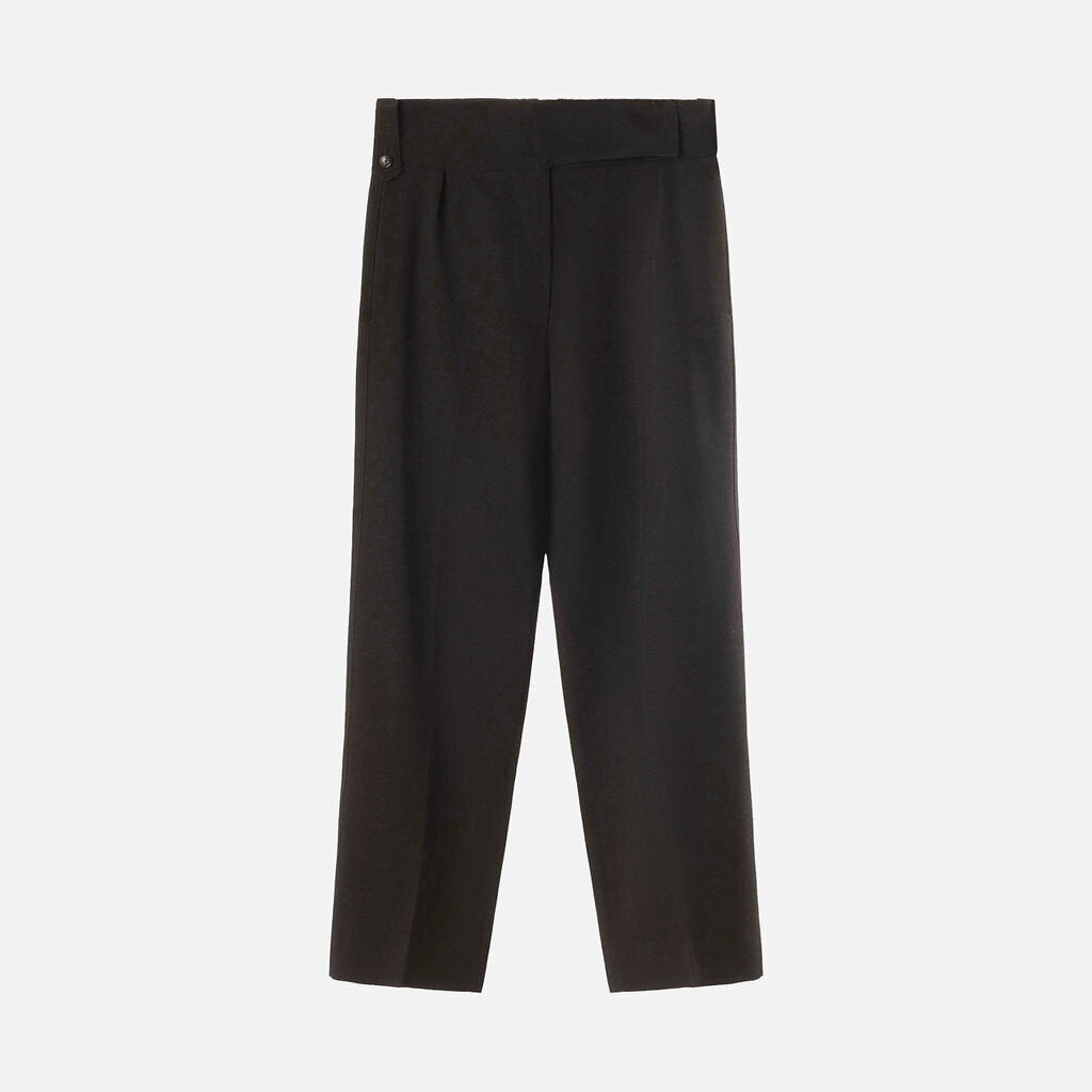 Valentino Black Wool Pant