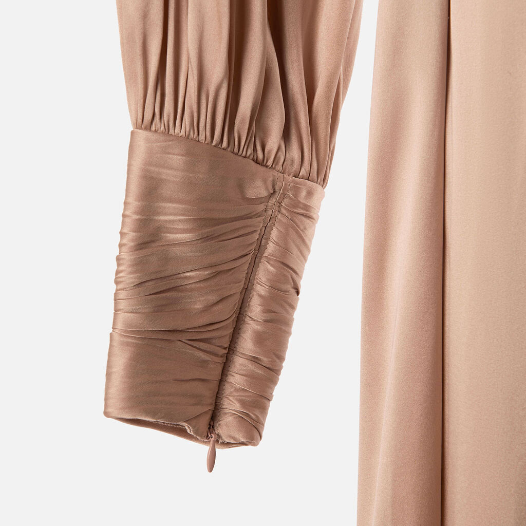 Zimmermann Blush Silk Wrap Dress