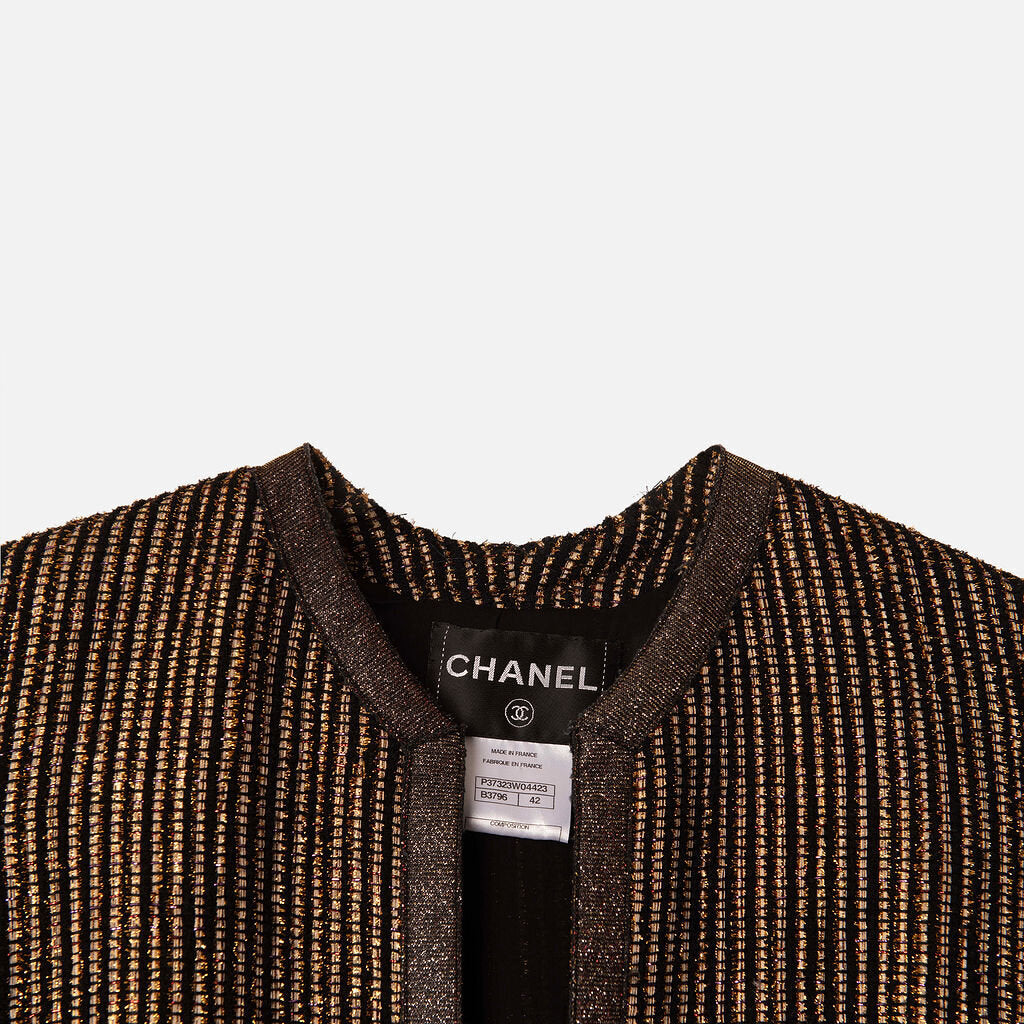 Chanel Gold Poly Blend Metallic
