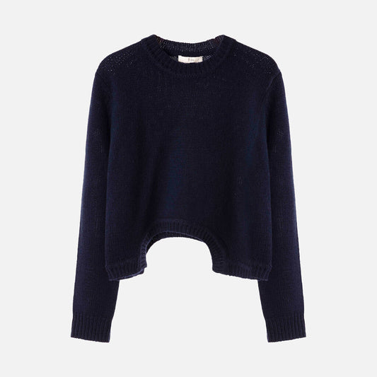 Tibi Navy Wool Sweater