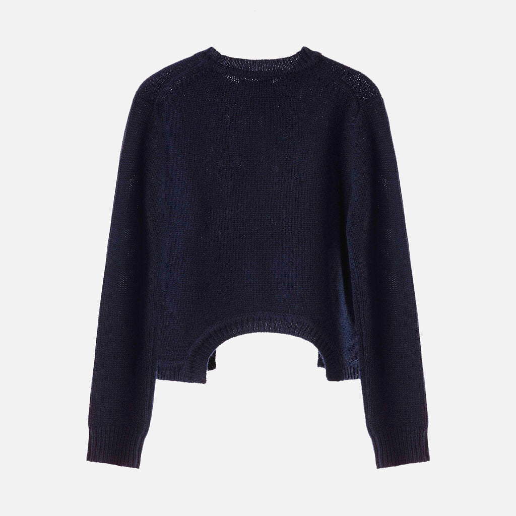 Tibi Navy Wool Sweater