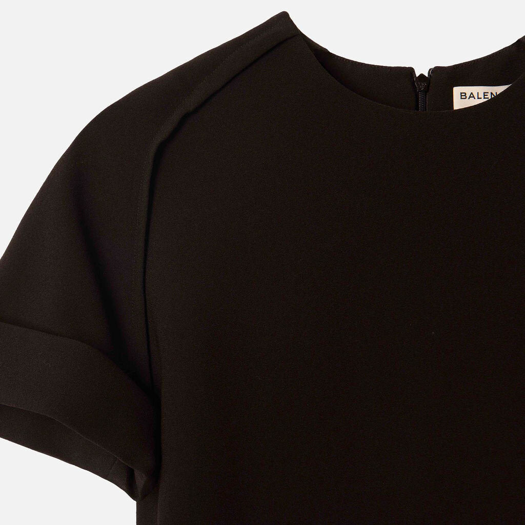 Balenciaga Black Acetate Blend Top