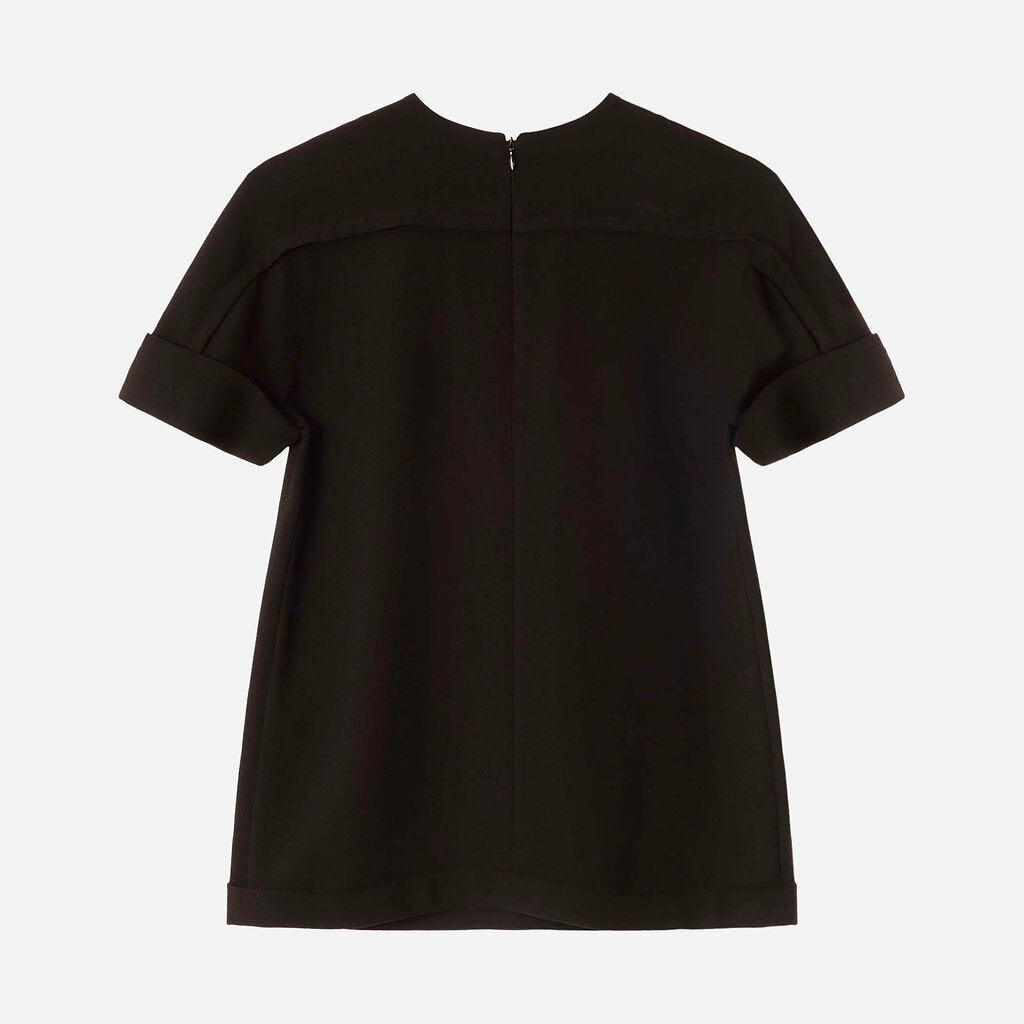Balenciaga Black Acetate Blend Top