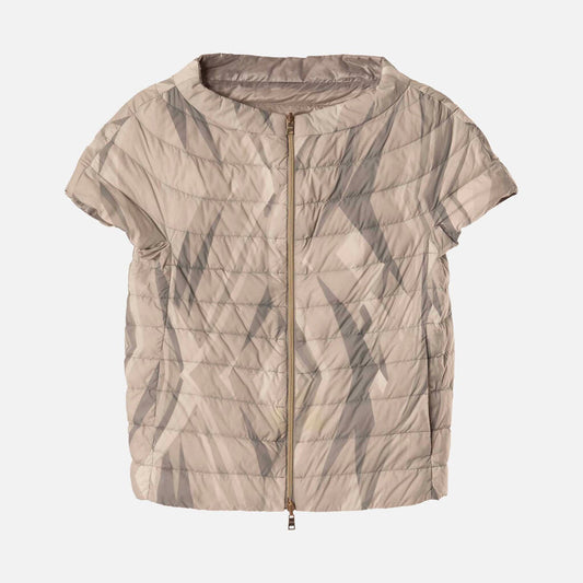Herno Grey Puffer Reversible Vest