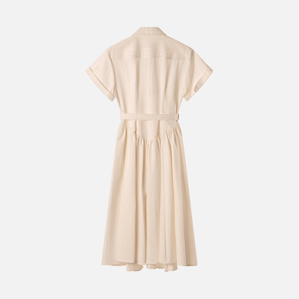 Christoper John Rogers White Cotton Maxi Dress