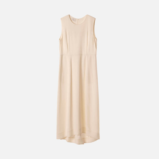 Co White Viscose Sleeveless Maxi Dress