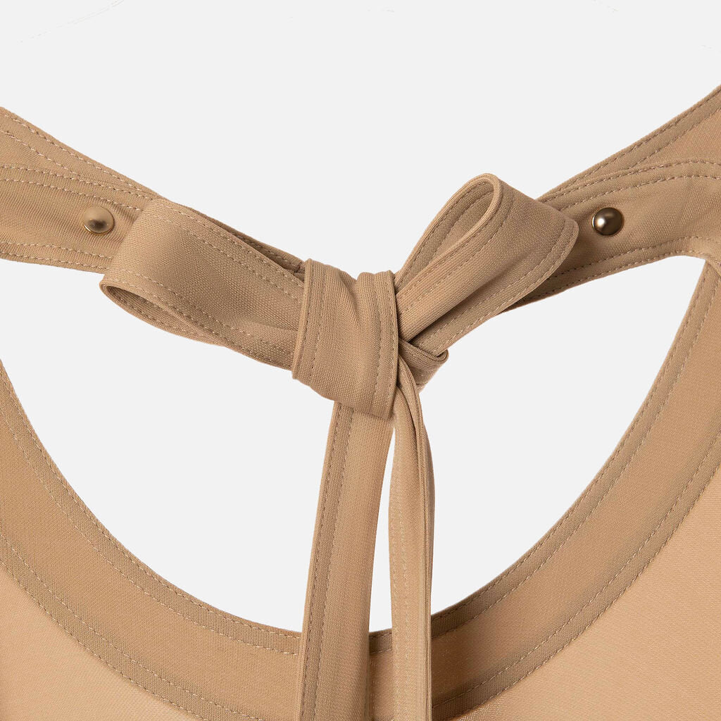 Celine Beige Viscose Midi Dress
