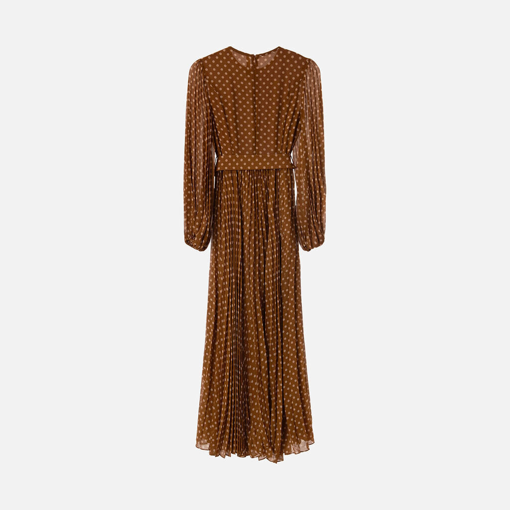 Zimmerman Mustard Poly Polka Dot Dress