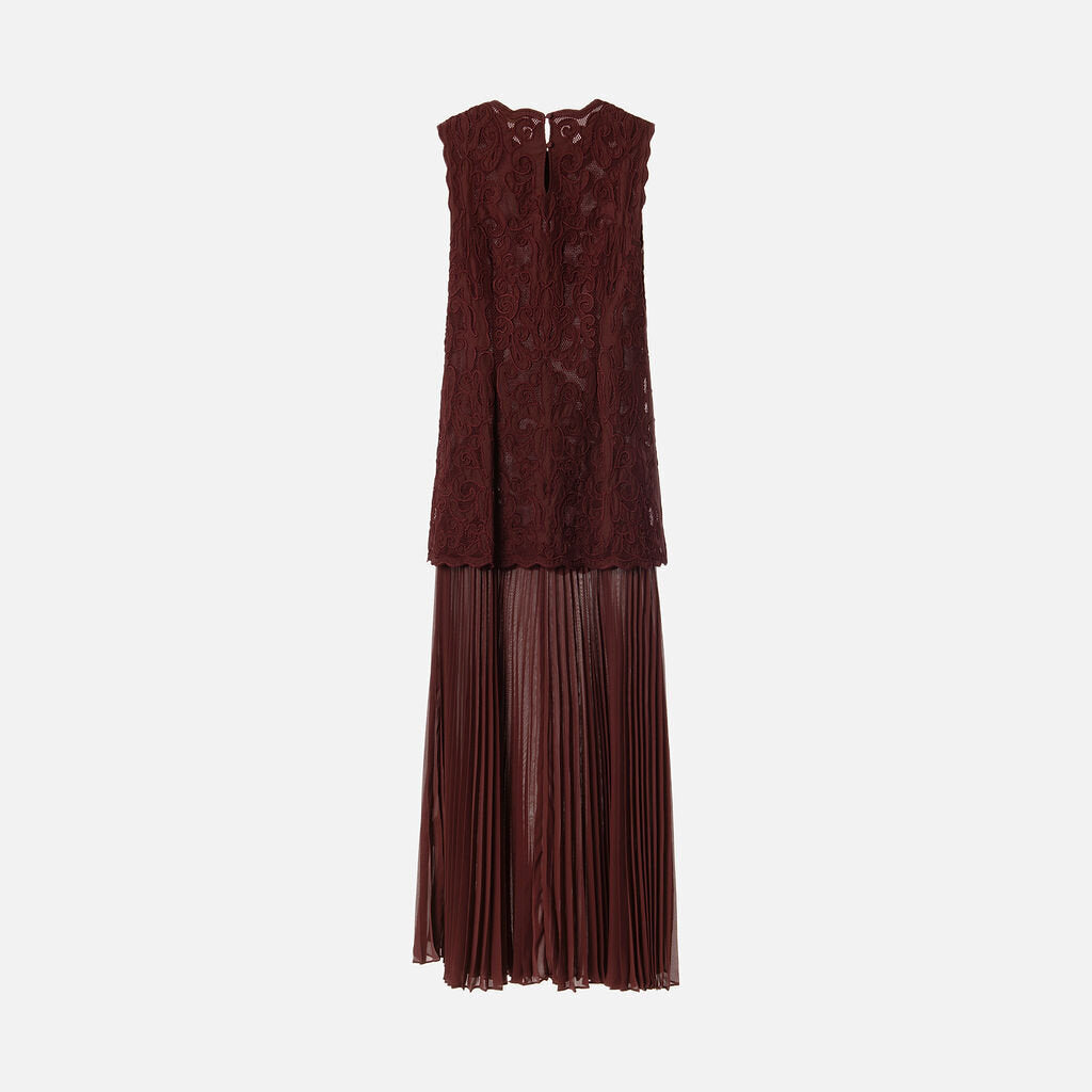Ulla Johnson Burgundy Silk Midi Dress
