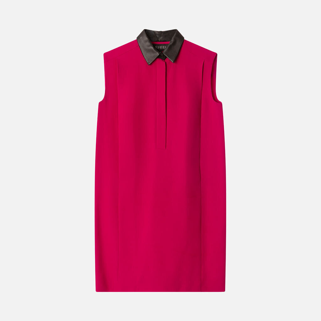 Gucci Pink Silk Sleeveless Mini Dress