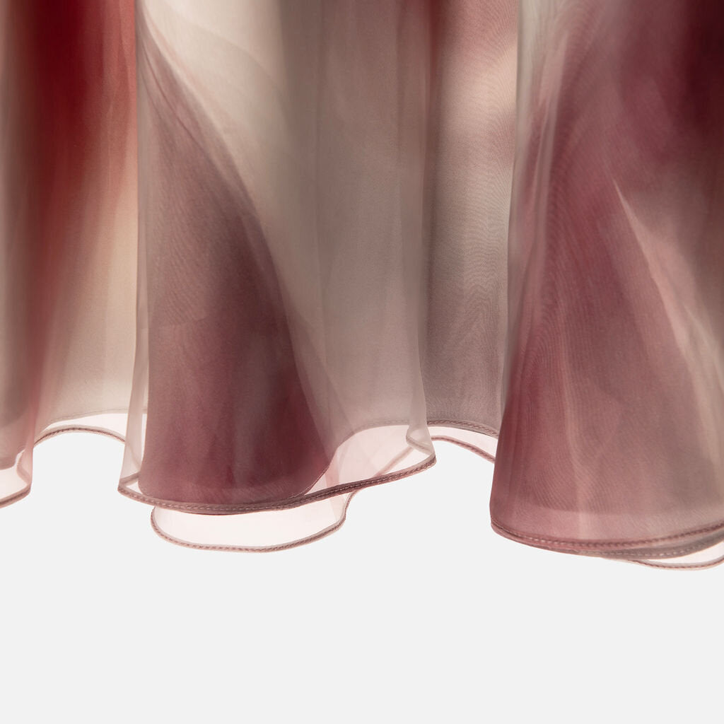Maison Margiela Pink Poly Porcelaim Print Dress