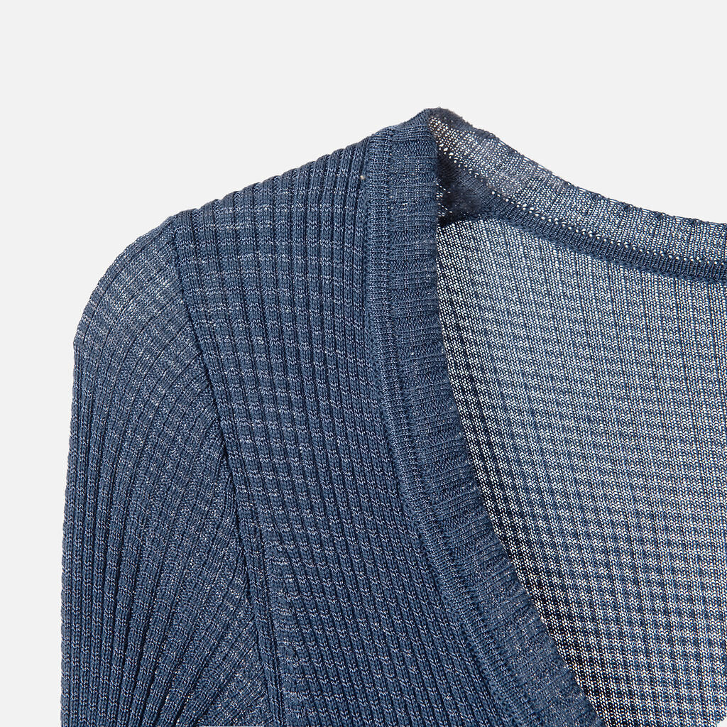 Missoni Blue Poly Knit Dress