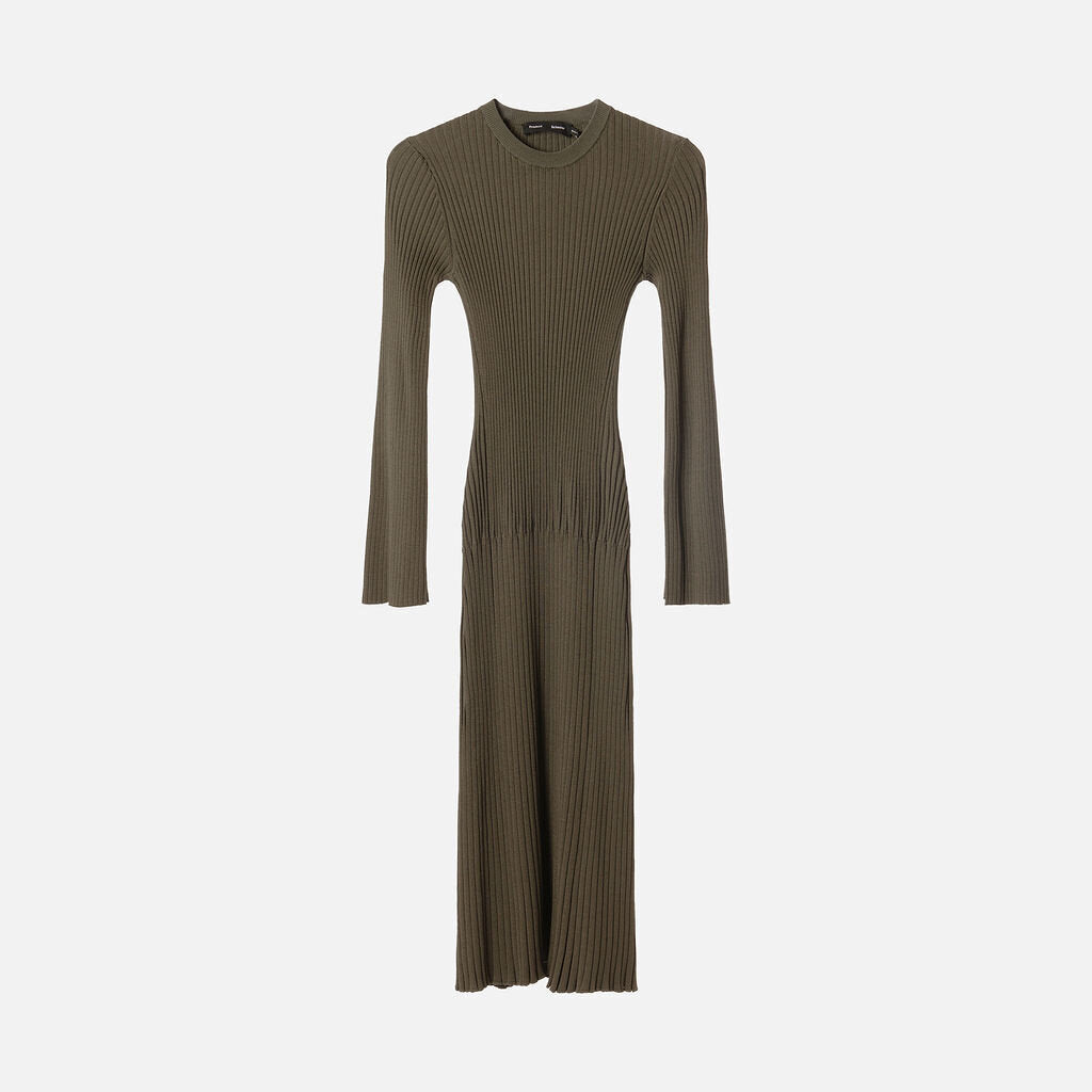 Proenza Schouler Green Viscose Knit Dress