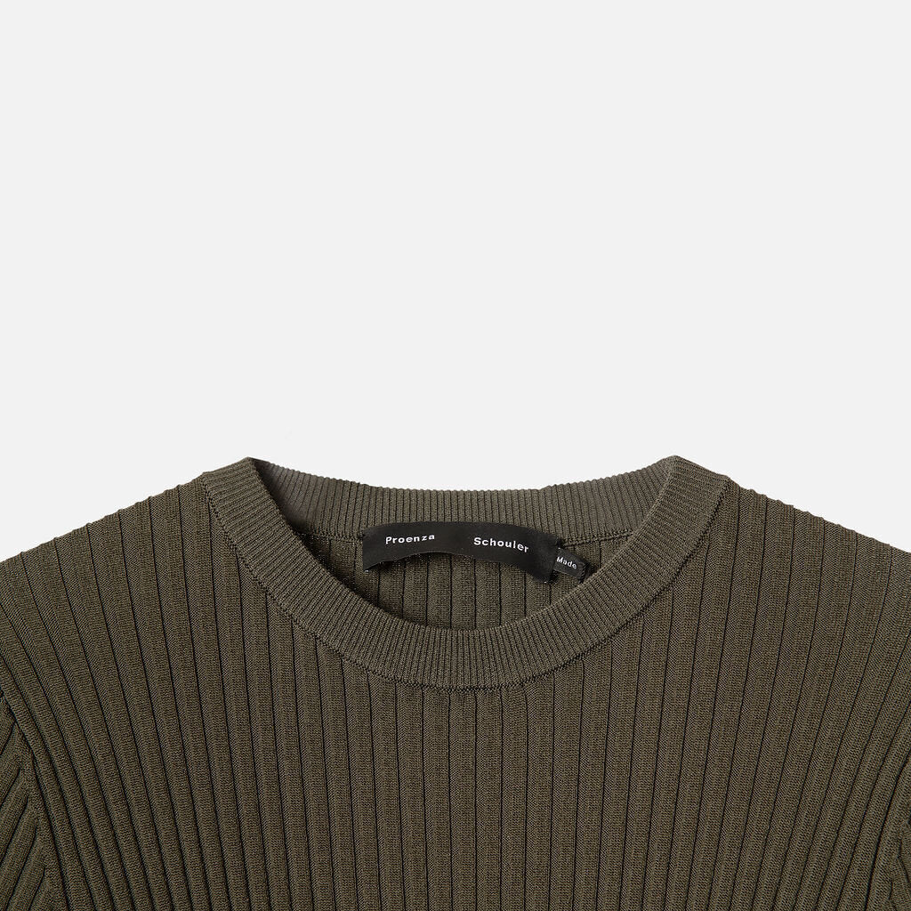 Proenza Schouler Green Viscose Knit Dress