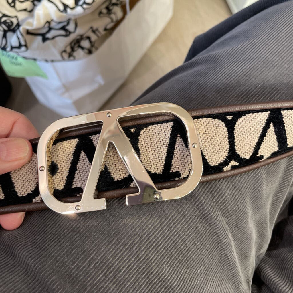 Brown/Tan Valentino Belt