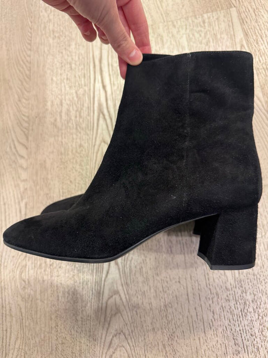 Black Suede Booties