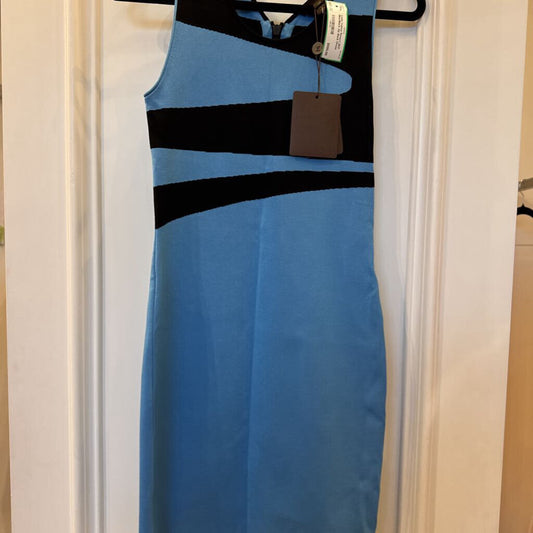 Resort 2017 Blue/Black Zip Back Dress (NWT)