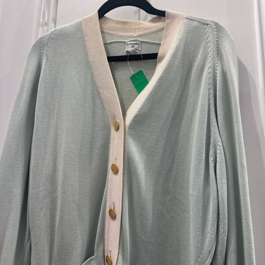 1980-90s Cotton Knit Cardigan Sweater