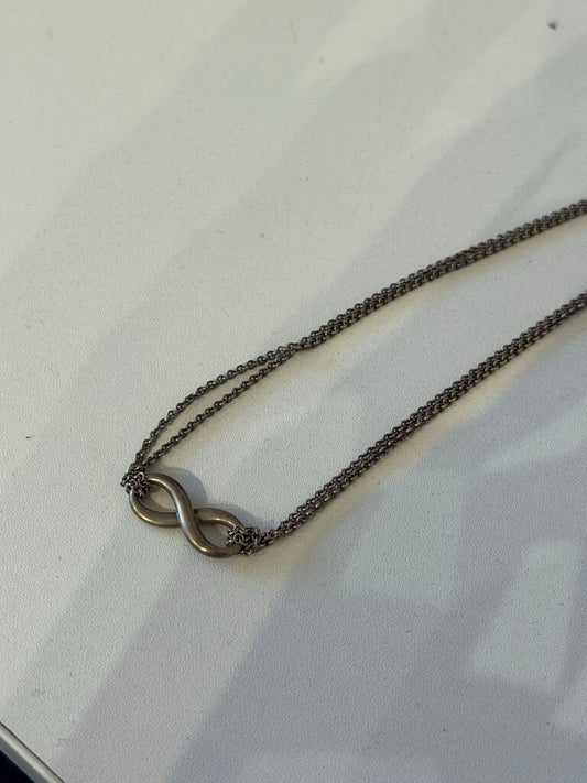 Sterling Silver Infinity Necklace