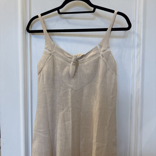 1982-93 RARE Linen Front Tie Maxi Dress
