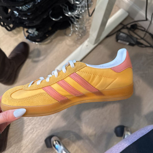 Yellow/Pink Gazelle Low Top Sneaker