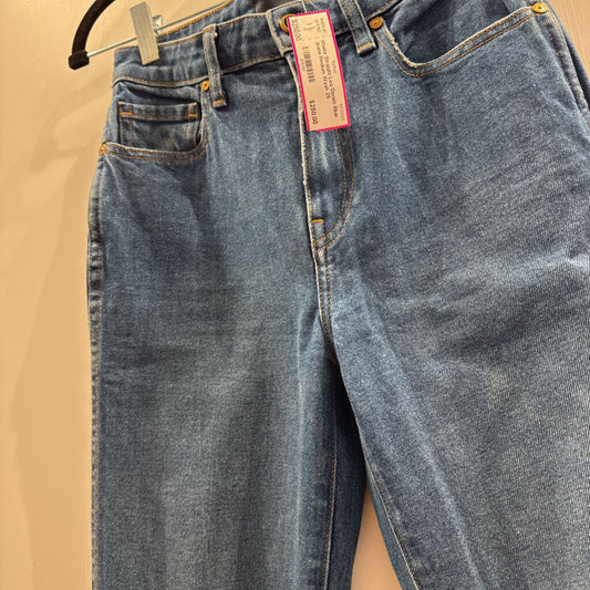 Straight Leg Denim Blue Jeans