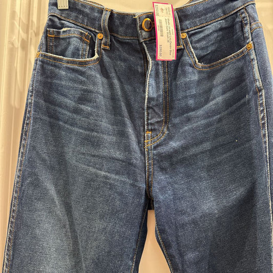 Straight Leg Denim Blue Jeans
