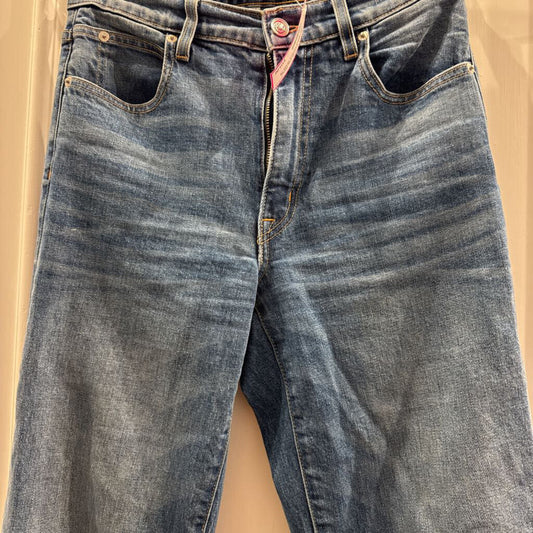 Straight Leg Denim Blue Jeans