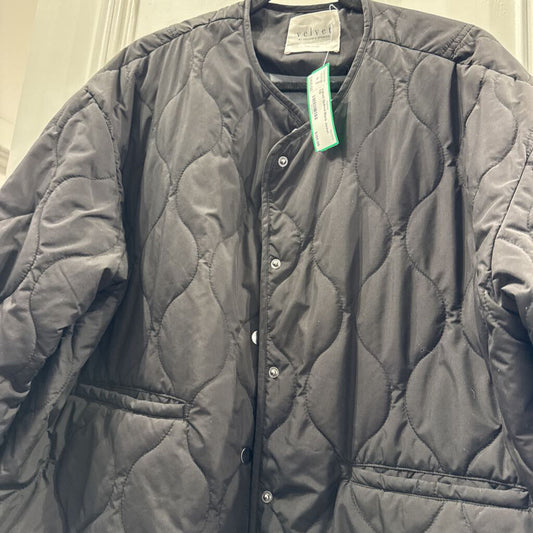 Qullted Black Jacket