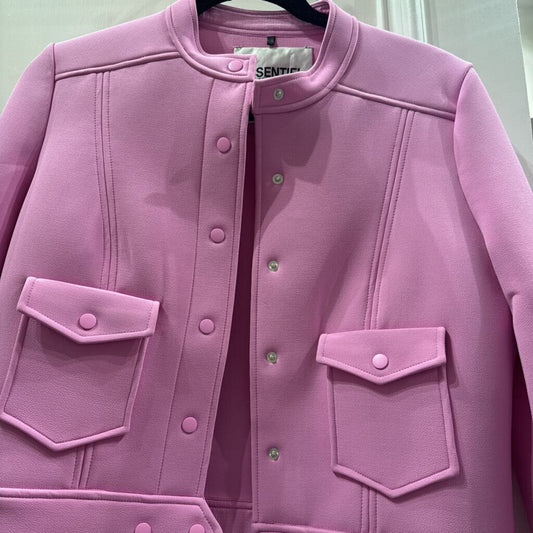 Pink Structured Jacket