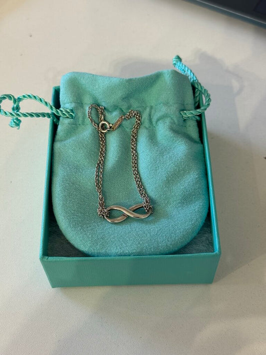 Sterling Silver Infinity Bracelet (full set)