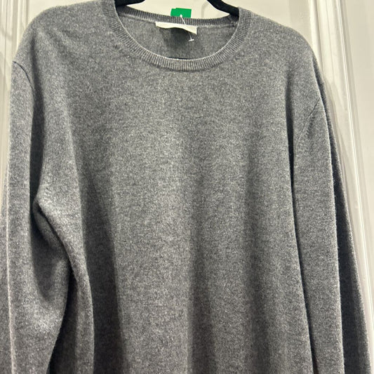 Grey Recyled Cashmere Crewneck