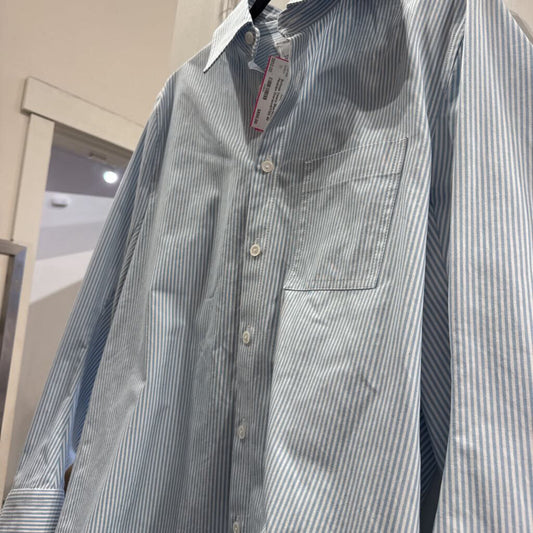 Bottega Veneta Blue/White Pinstripe Oversized(1700)