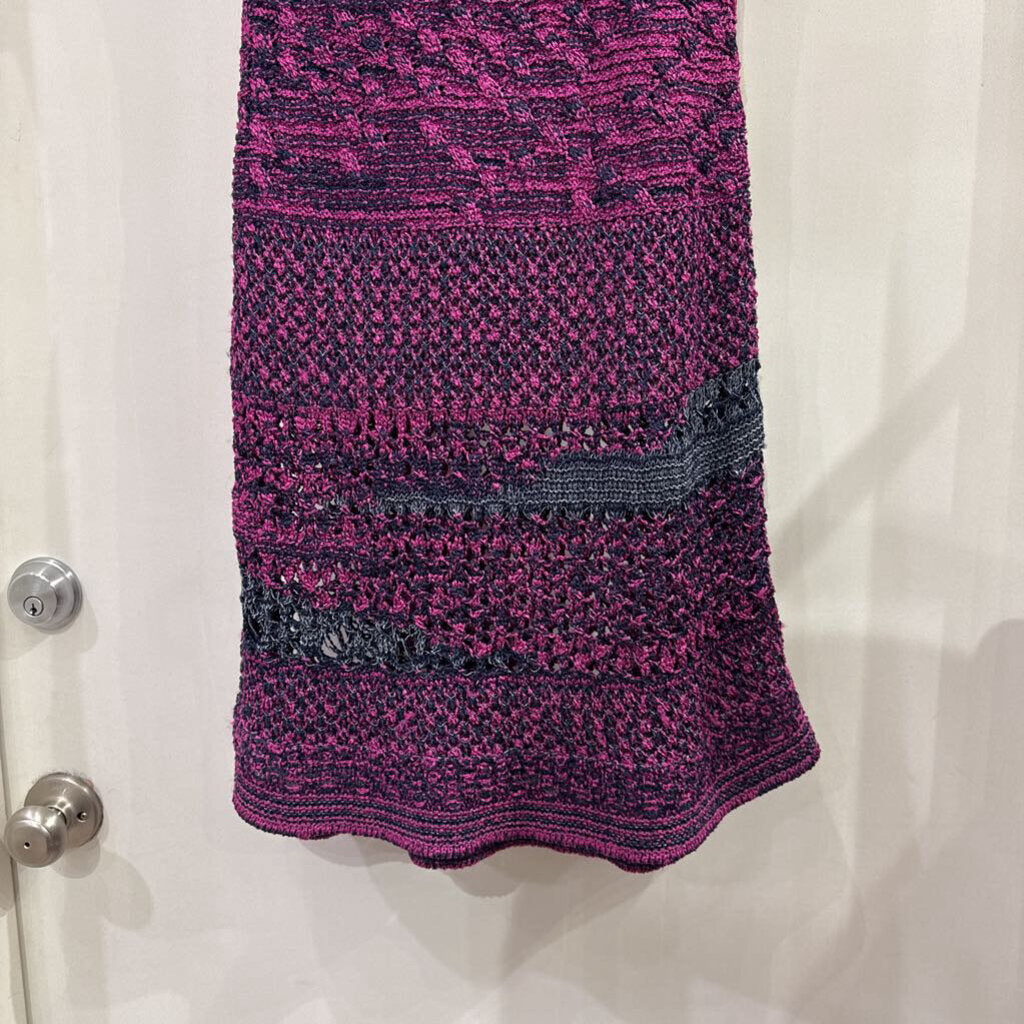 Cotton Blend Open Knit Dress (As Is: No Slip)