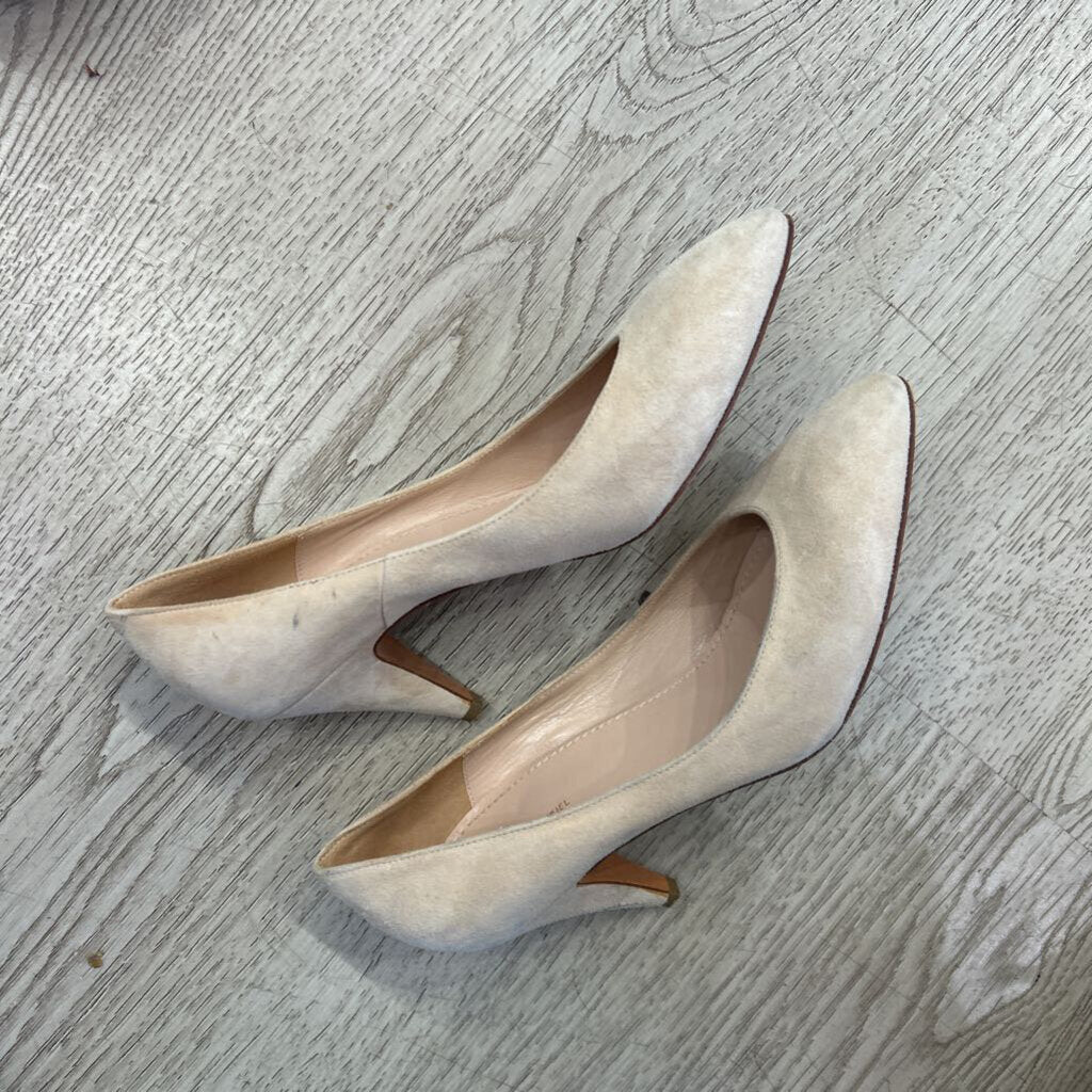 Tan Suede Pumps