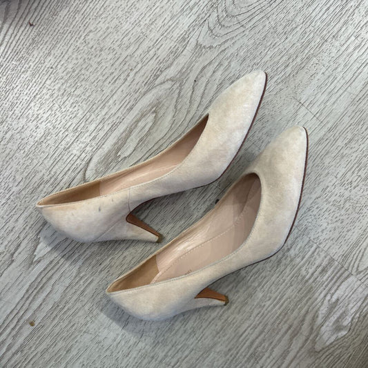 Tan Suede Pumps