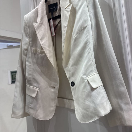 Isabel Marant White Linen Single Button