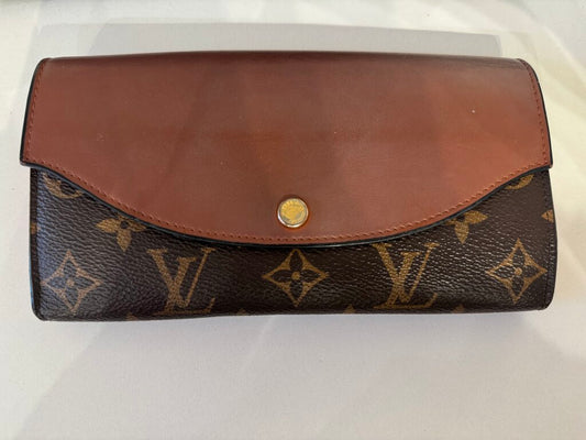 Brown LV Monogram Continental Wallet