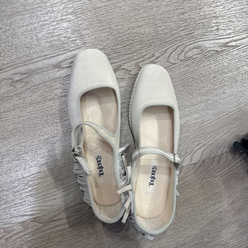 Cream Suede MaryJane