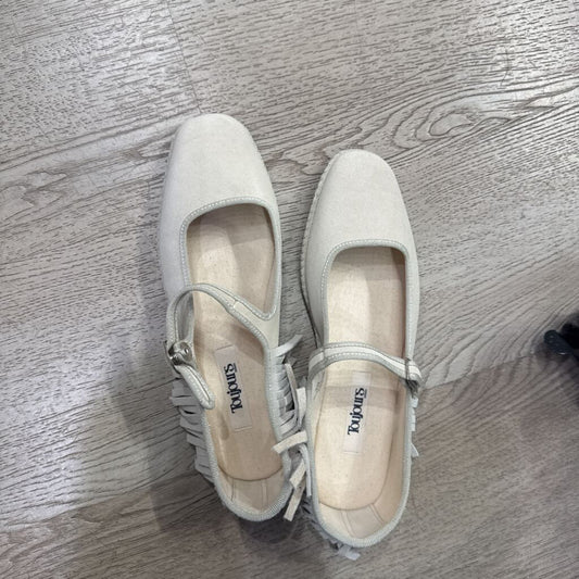 Cream Suede MaryJane